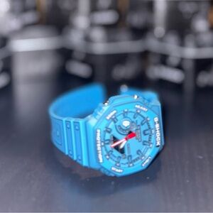 Casio Vibrant Blue Analog-Digital Watch